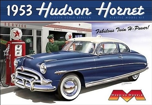 Moebius Models 1200 1/25 1953 Hudson Hornet Car