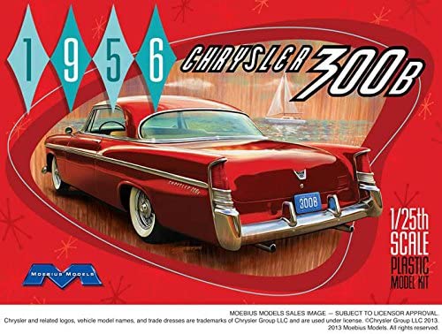 Moebius Models 1207 1/25 1956 Chrysler 300B Car Kit