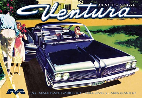 Moebius Models 1211 1/25 1961 Pontiac Ventura SD Skill Level 3 Model Kit