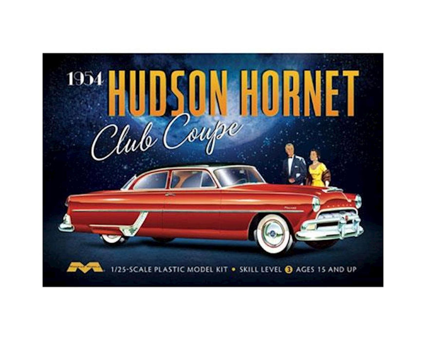 Moebius Models 1213 1/25 1954 Hudson Hornet Coupe Car