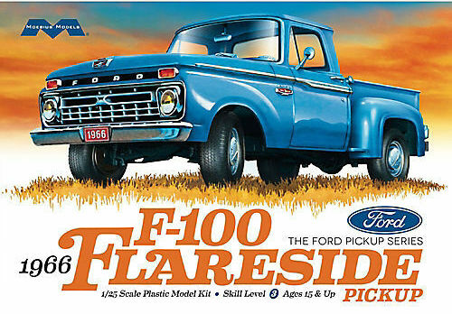 Moebius Models 1232 1/25 Ford F-100 Flareside Pick-up Truck Skill Level 3 Model Kit