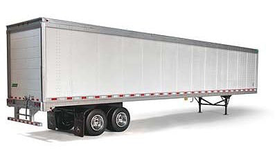 Moebius Models 1303 1/25 53' Smoothside Trailer Skill Level 3 Model Kit