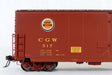 Moloco Trains 13010 HO Scale GA 50' RBL Boxcar Chicago Great Western CGW 517