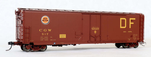Moloco Trains 13010 HO Scale GA 50' RBL Boxcar Chicago Great Western CGW 517