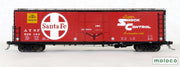 Moloco Trains 21001 HO Scale Topeka Built Bx-94 50' XMLI 10'0" Offset Door Boxcar Santa Fe ATSFMoloco Trains 21001 HO Scale Topeka Built Bx-94 50' XMLI 10'0" Offset Door Boxcar Santa Fe ATSF