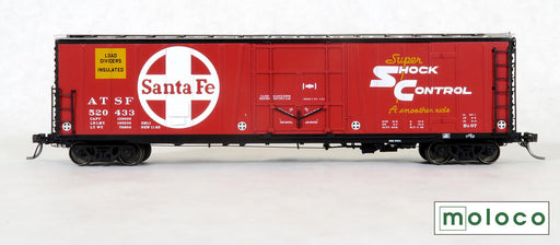 Moloco Trains 22011 HO Scale Topeka Built Bx-97 50' XMLI 10'0" Offset Door Boxcar Santa Fe ATSF