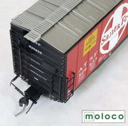 Moloco Trains 22011 HO Scale Topeka Built Bx-97 50' XMLI 10'0" Offset Door Boxcar Santa Fe ATSF