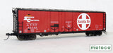 Moloco Trains 25001 HO Scale Topeka Built FE-34 50' XM Double Plug 15-6 Door Boxcar Santa Fe ATSF