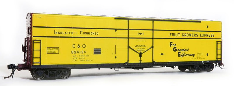 Moloco Trains 42004-04 HO Scale FGE 50' RBL Chesapeake & Ohio Builders Scheme C&O 894134