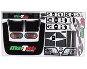 Mon-Tech MB-007-005-new E-B1 190mm Clear Body for 1/10 GT Cars