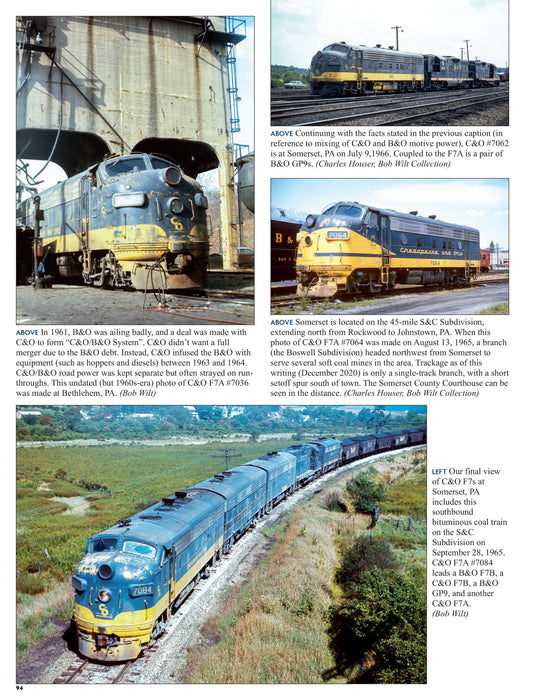 Morning Sun Books 1746 Chesapeake & Ohio C&O Power in Color Volume 1: Switchers Es & Fs