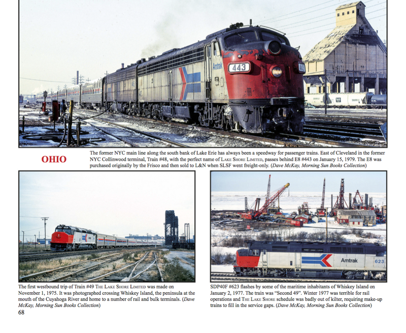 Morning Sun Books 5879 Amtrak Across America by Robert J Yanosey