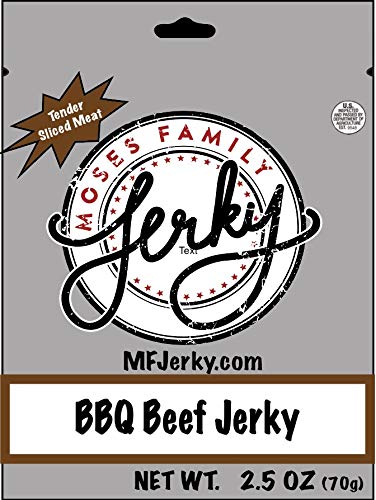 Moses Family Jerky BBQ Beef Jerky 2.5oz