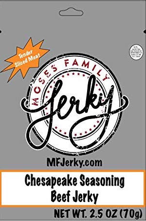 Moses Family Jerky Chesapeake Seasoning Beef Jerky 2.5oz