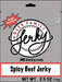 Moses Family Jerky Spicy Beef Jerky 2.5oz