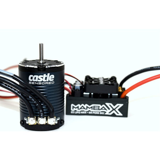 Castle Creations 010-0155-10 Monster X 25.2V ESC with 2850kV Sensored Brusless Motor Combo