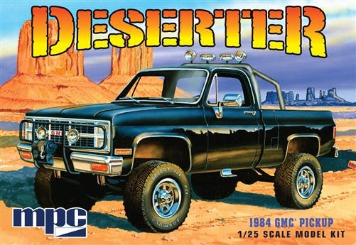 MPC Plastic Model Kits 848 1/25 1984 GMC Pickup Black