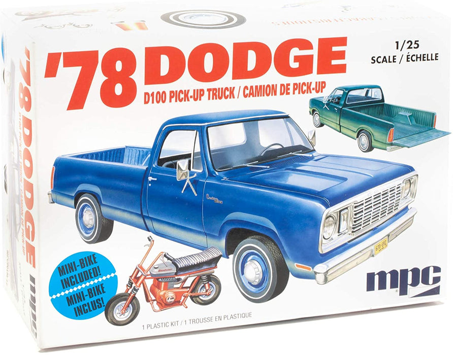 MPC Plastic Model Kits 901M 1/25 1978 Dodge D100 Custom Pickup Kit