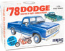 MPC Plastic Model Kits 901M 1/25 1978 Dodge D100 Custom Pickup Kit