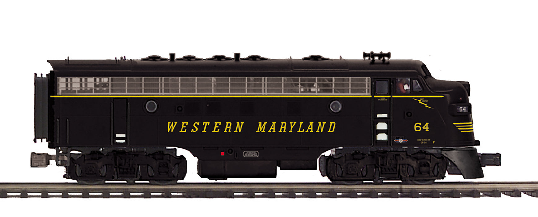 MTH Premier 20-21804-1 O Scale EMD F7A Diesel Western Maryland WM 64 with PS3