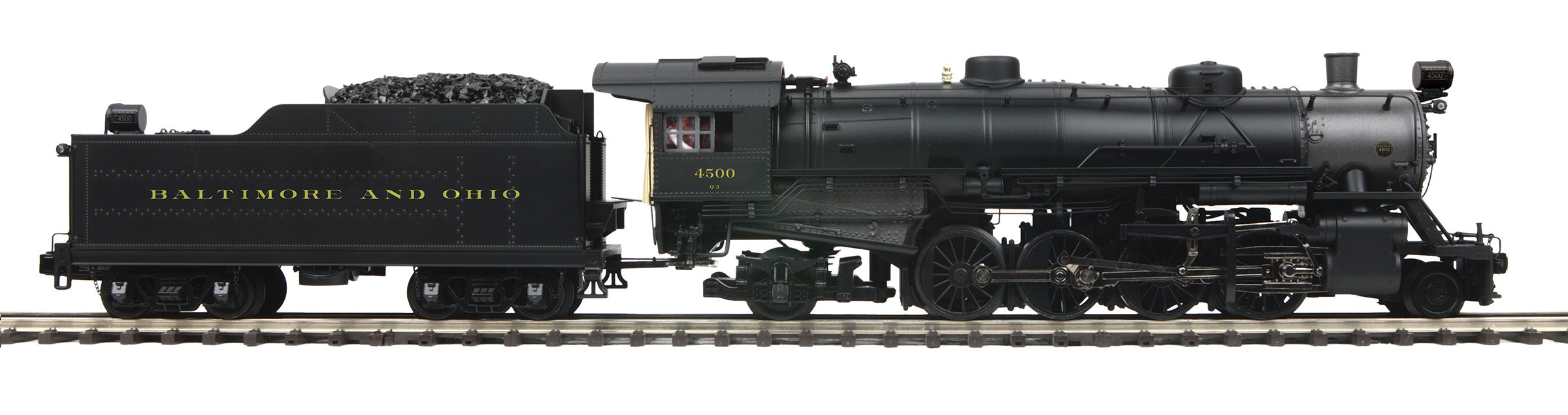 MTH 20-3834-1 O Scale Premier 2-8-2 USRA Light Mikado Steam Loco Baltimore & Ohio B&O 4500 with PS3