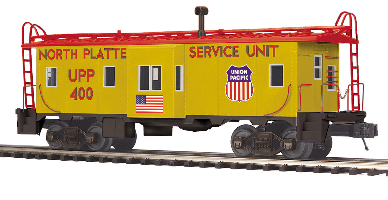 MTH 20-91619 O Gauge Premier Bay Window Caboose Union Pacific UPP 400 - USED