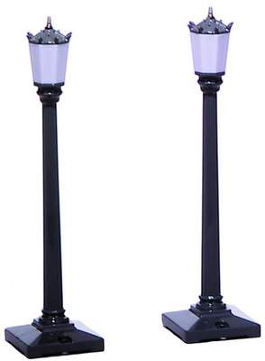 MTH 30-1058 O Gauge RailKing No 35 Die Cast Street Lamps Gray (2)