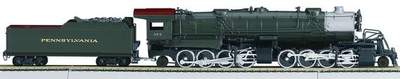 MTH 30-1156-1 O Gauge 2-8-8-2USRA Steam Locomotive PRR 373 with PS1 (BCR) - NOS