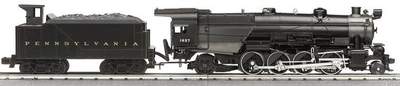 MTH 30-1164-0 O Gauge 2-8-2 L1 Mikado Steam Locomotive Pennsylvania PRR 1627 with Loco Sound - USED