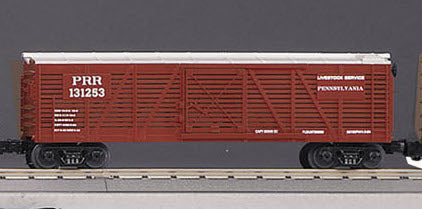 MTH 30-7007B O Gauge Stock Car Pennsylvania PRR 131253 - NOS