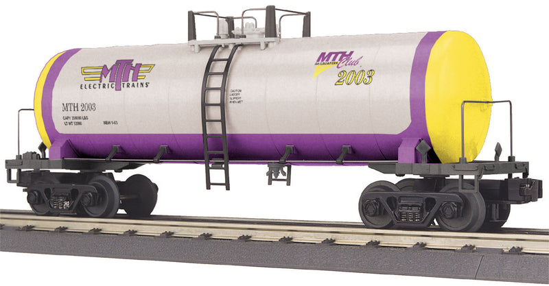 MTH 30-7380 O Gauge Tank Car MTH Railroaders Club 2003 - NOS