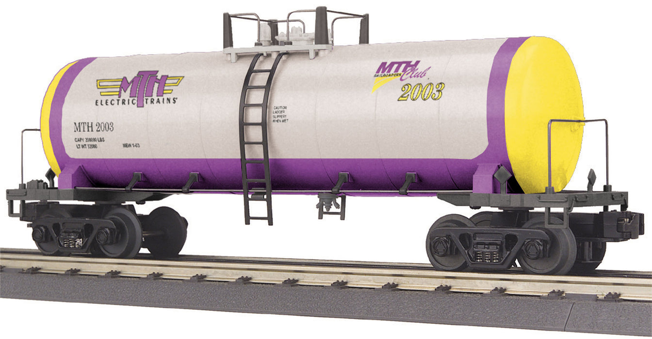 MTH 30-7380 O Gauge Tank Car MTH Railroaders Club 2003 - NOS