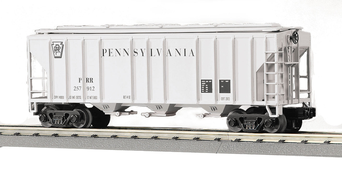 MTH RailKing 30-7537 O Guage PS-2 Covered Hopper Pennsylvania PRR 257912 - NOS