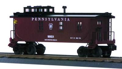 MTH 30-7715 O Gauge RailKing Semi-Scale Caboose Pennsylvania Railroad PRR - NOS