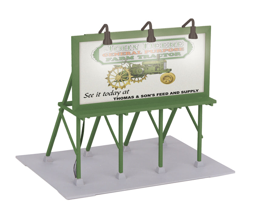 MTH 30-90029 O Gauge Lighted Billboard John Deere - NOS