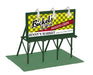 MTH 30-90646 O Gauge Lighted Billboard Jenny’s Market (Bickels Chips)