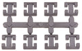 MTH 40-1041 O Guage Track Clips for RealTrax 24 Pack