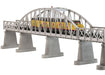 MTH 40-1119 O Gauge RealTrax Single Track Steel Arch Bridge - Silver