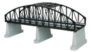 MTH 40-1125 O Gauge RealTrax Double Track Steel Arch Bridge - Black