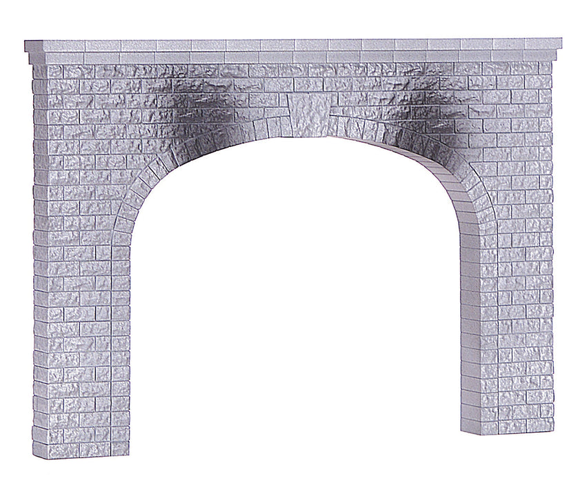 MTH 40-9015 O Gauge RealTrax Double Track Tunnel Portals 2 Pack