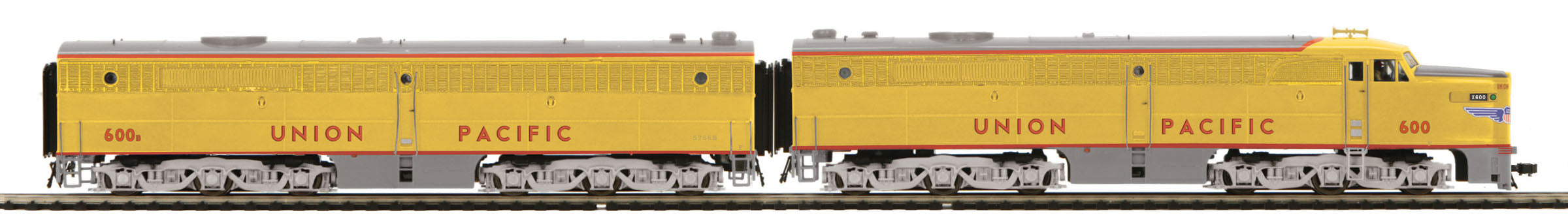 MTH 80-2218-0 HO Scale ALCo PA-1 AB Set Union Pacific UP 600/606 DCC Sound - USED