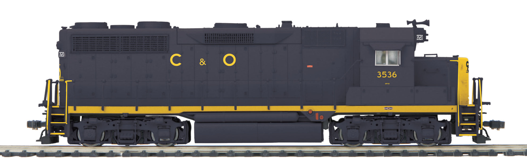 MTH 80-2238-1 HO Scale EMD GP35 Diesel Chesapeake & Ohio C&O 3536 PS3 -  USED