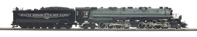 MTH 80-3262-1 HO Scale 2-8-8-4 Yellowstone Steam Locomotive DM&IR 232 with PS3 - USED