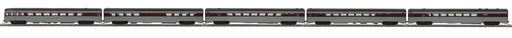 MTH 81-60006 HO Scale Smooth Side 5 Car Passenger Set Erie Lackawanna - USED