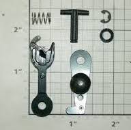 MTH DD-0000073 44.6mm Long Coupler Assembly for Older Premier Amfleet Car