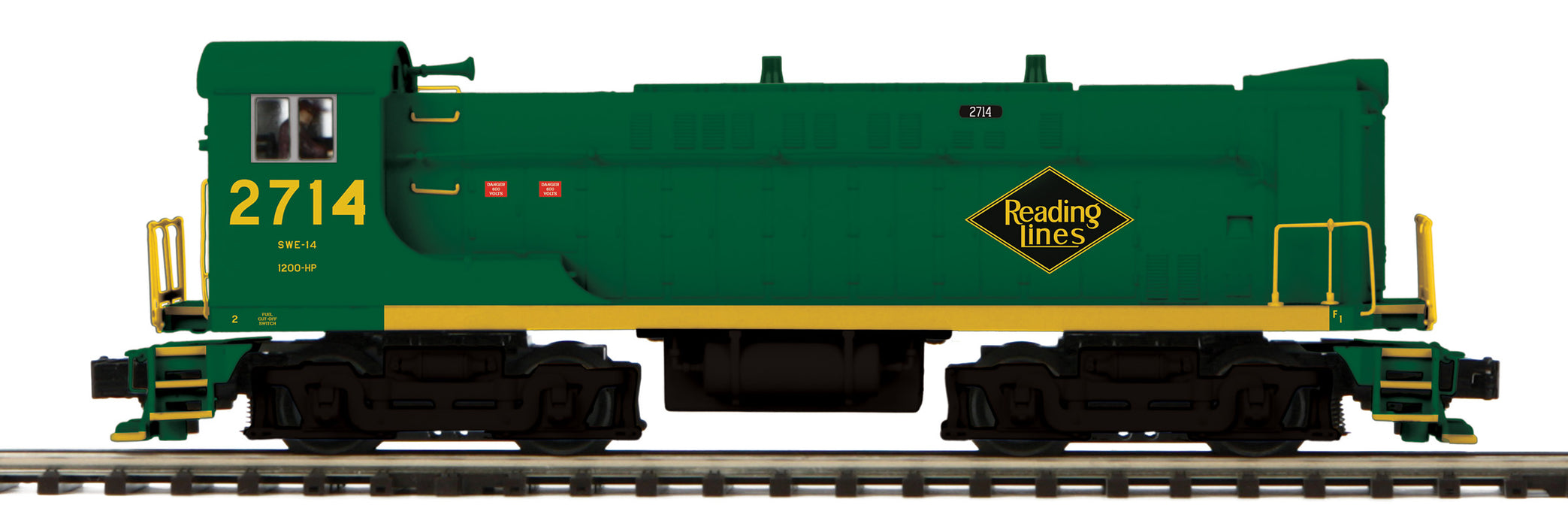 MTH Premier 20-21608-1 O Scale VO 1000 Diesel with PS3 Reading RDG 2714