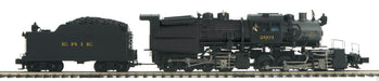 MTH Premier 20-3853-1 O Scale 0-8-8-0 Angus Steam Loco "Black" Erie 2601 with PS3