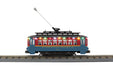 MTH RailKing 30-5218 O Gauge Bump-N-Go Trolley with LED Lights North Pole