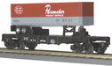 MTH Railking 30-7608 O Gauge NYC 499706 Flatcar with Pacemaker Trailer
