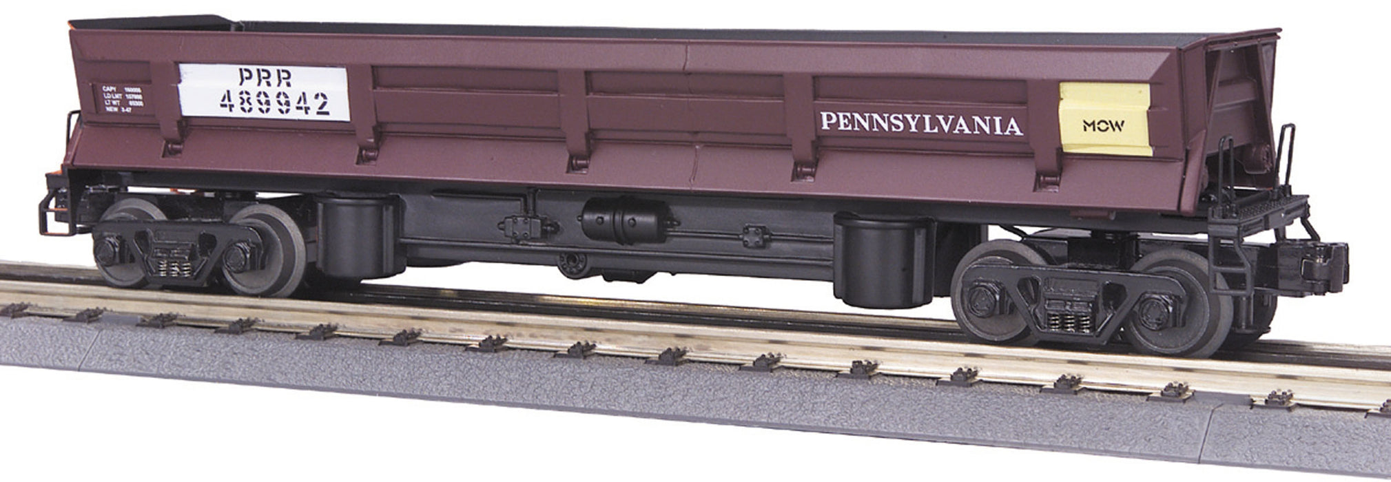 MTH RailKing 30-7951 O Gauge SIde Dump Ballast Car Pennsylvania PRR 489942 - NOS